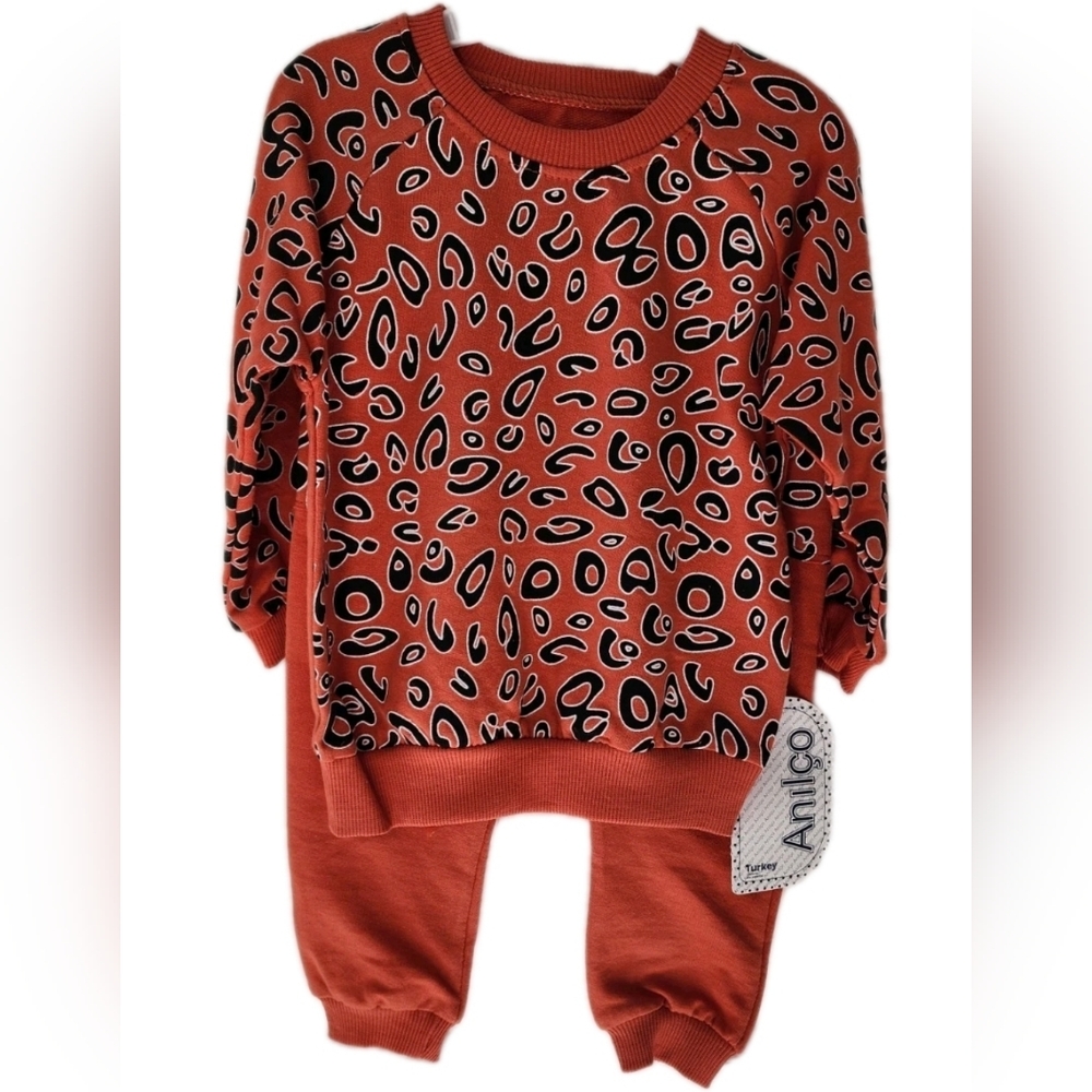 Baby Toddler 2 Pieces Set Long Sleeve Sweatshirt w/Pants Size 18 Months
